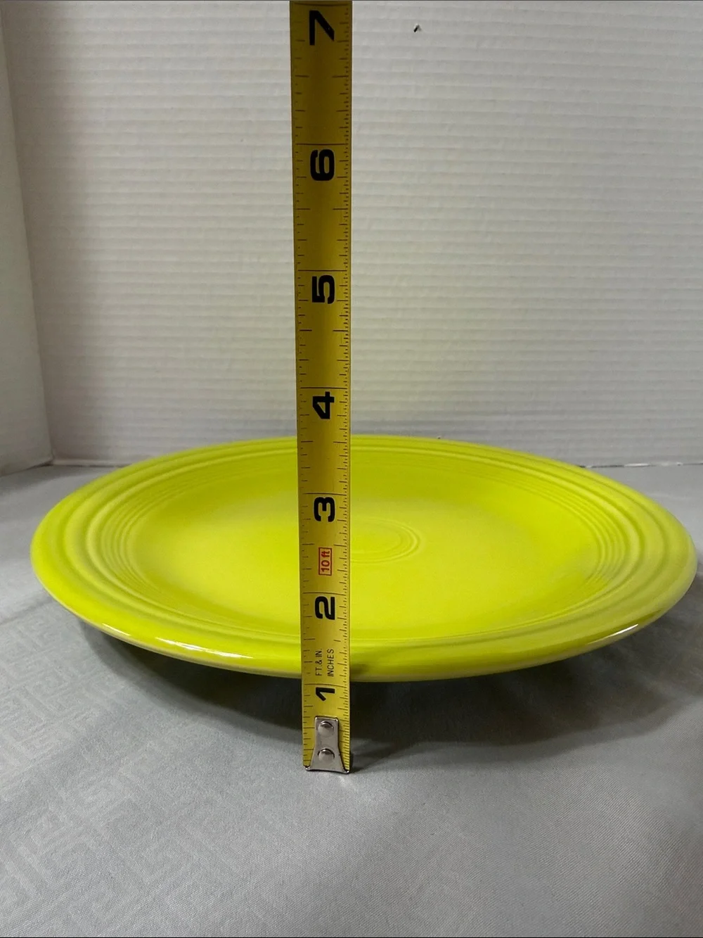 Fiesta Dinner Plate 10.5” Lemongrass Green Ceramic Homer Laughlin USA